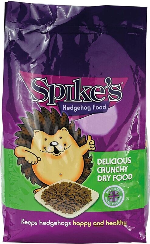 Spike&#39;s Hedgehog Food, Delicious Crunchy Dry  High in Fibre, with Fresh Chicken Suitable for Adults &amp; Hoglets
