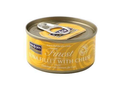 F4C TUNA + CHEESE 70G CAT FOOD TIN