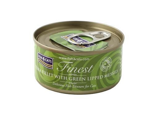 F4C TUNA+G.L MUSSEL 70G CAT FOOD TIN