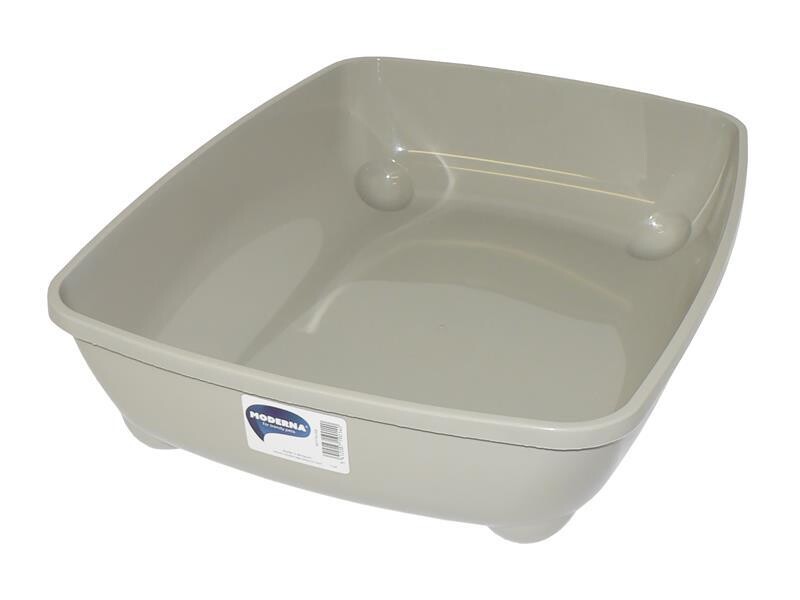 MODERNA CAT LITTER TRAY LARGE 50CMGREY