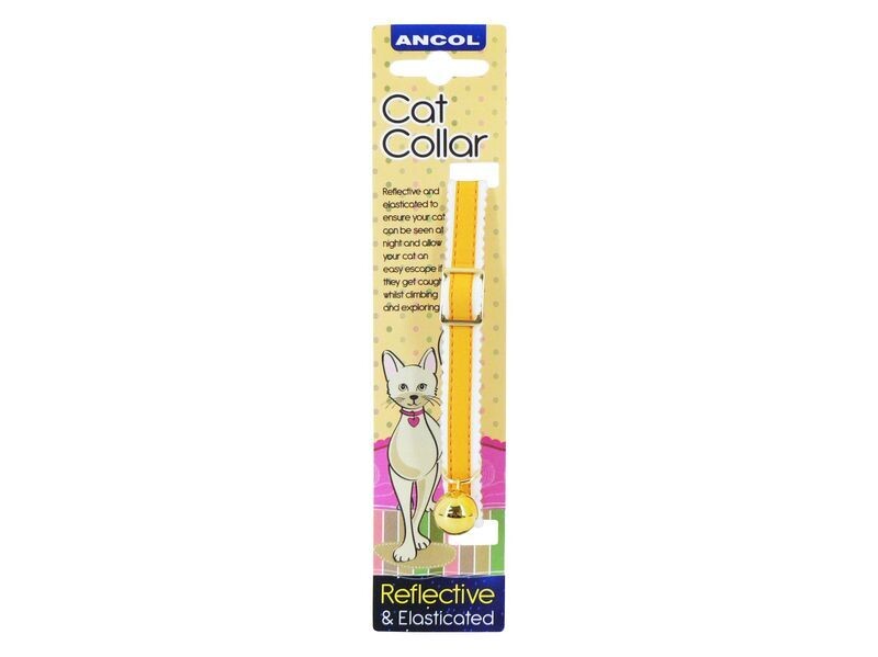 ANCOL SAFE REFLECTIVE CAT COLLAR YELLOW