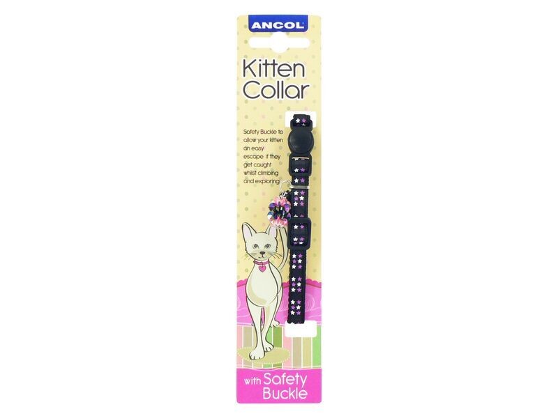 ANCOL JEWEL LUXURY KITTEN COLLAR BLACK