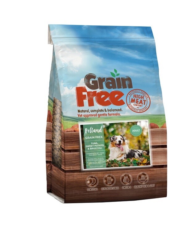 PETLAND Grain Free Adult Dog Tuna with Sweet Potato &amp; Broccoli