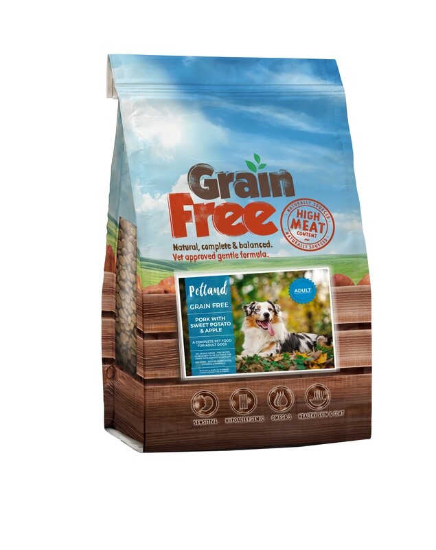 PETLAND Grain Free Adult Dog Pork with Sweet Potato &amp; Apple