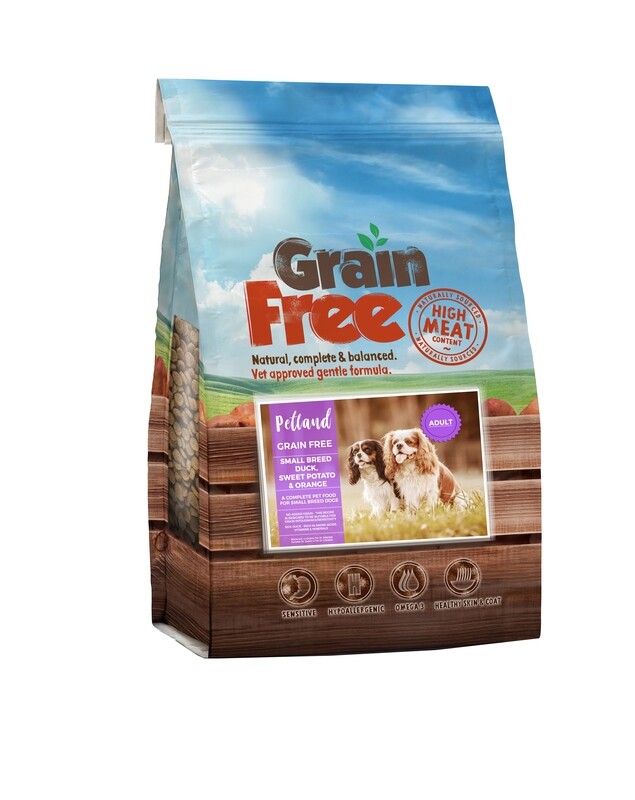 PETLANDGrain Free Adult Dog Small Breed Duck with Sweet Potato &amp; Orange