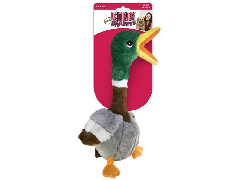 KONG SHAKERS HONKER DUCK SMALL DOG TOY