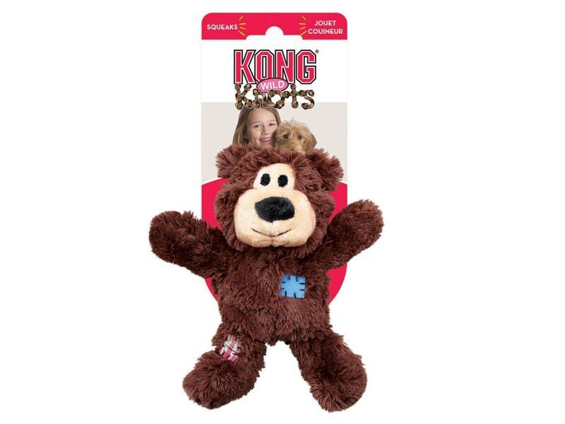 KONG WILD KNOTS BEAR ASSTD XSMALL