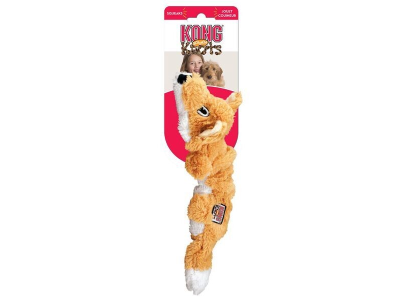 KONG SCRUNCH KNOTS FOX MEDIUM/LARGE