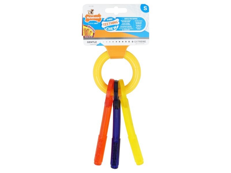 NYLABONE PUPPY TEETHING KEYS SMALL
