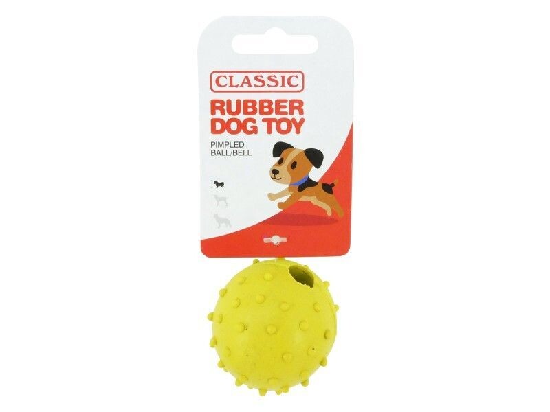 RUBBER PIMPLE BALL/BELL 4CM 1 5/8&quot;