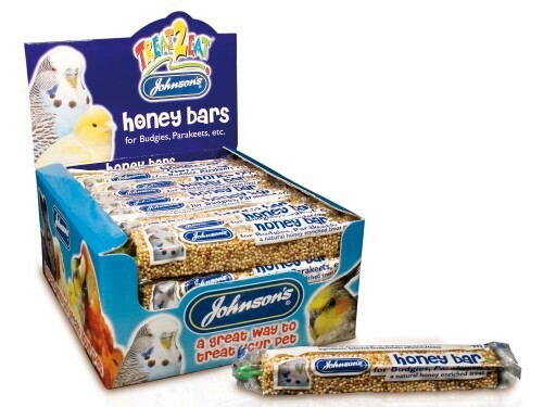JV BUDGIE &amp; PARAKEET HONEY BARS 40PK