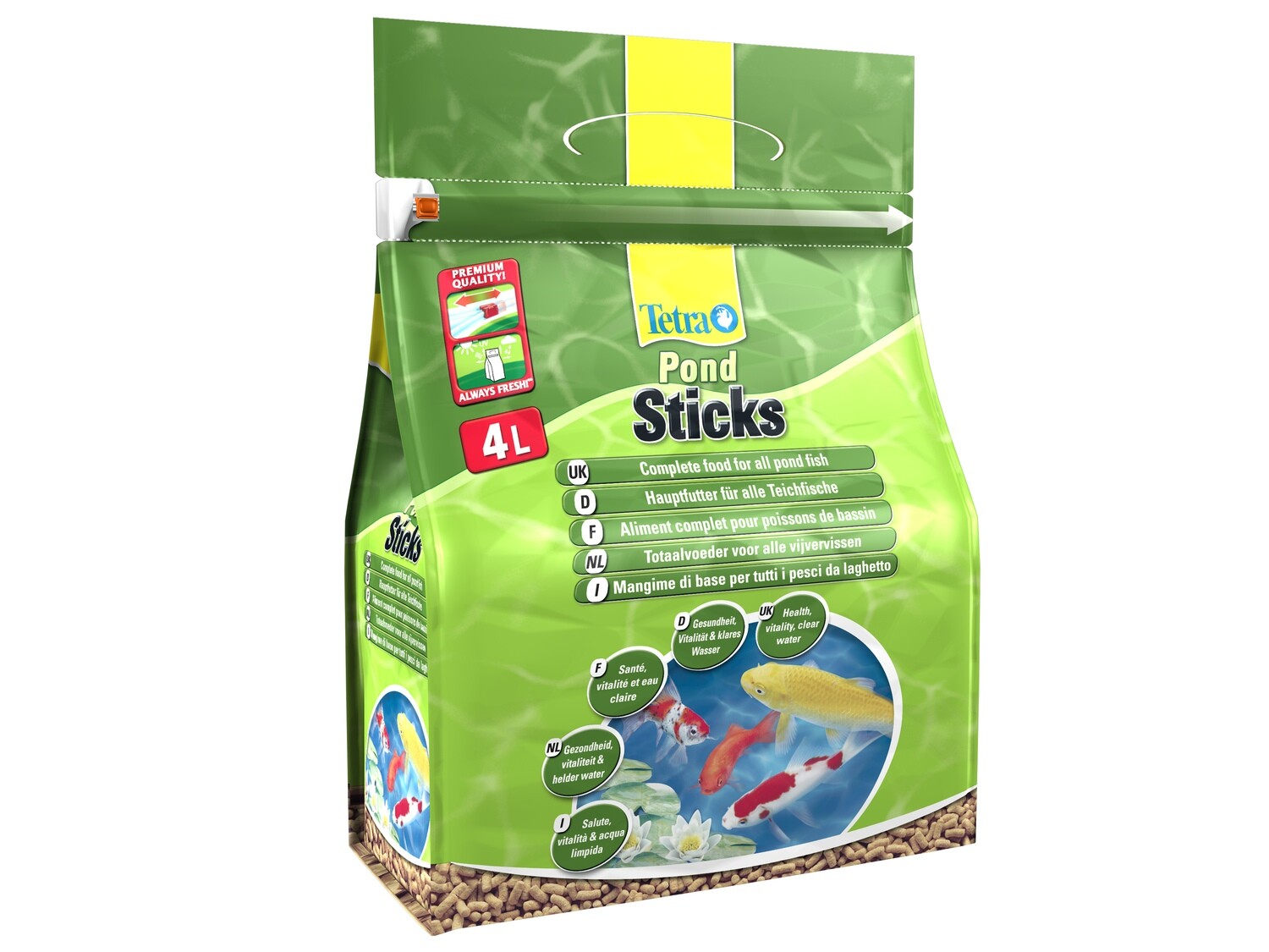 TETRAPOND FOOD STICKS, SIZE: 4L