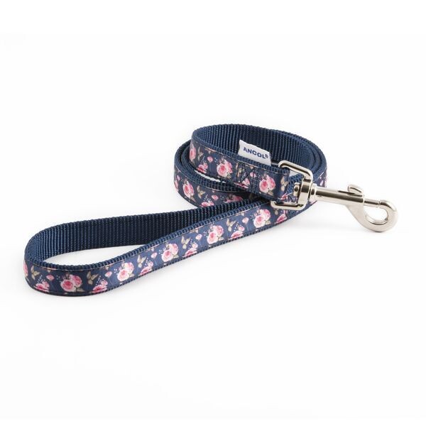 NAVY ROSE NYLON LEAD 19MMX1M