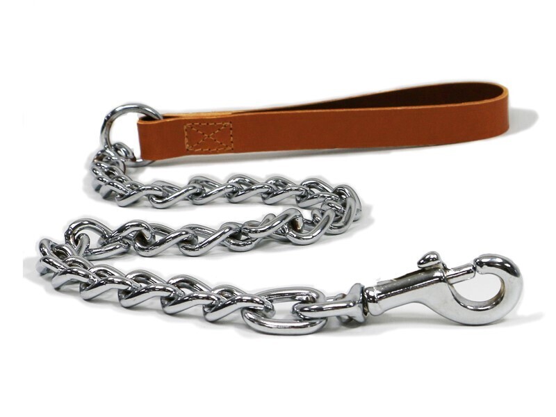 ANCOL EXTRA HEAVY CHAIN LEAD TAN 30&quot;