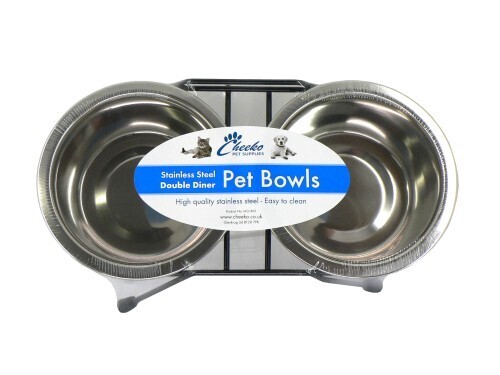CHEEKO S/STEEL DOUBLE DINER 2X430ML 5&quot;