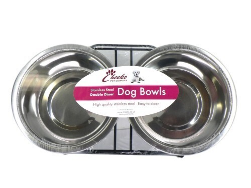 CHEEKO S/STEEL DOUBLE DINER 2X1.7L 8.5&quot;