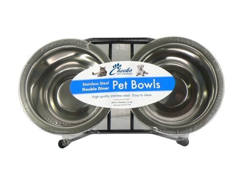 CHEEKO S/STEEL DOUBLE DINER 2X250ML 4&quot;