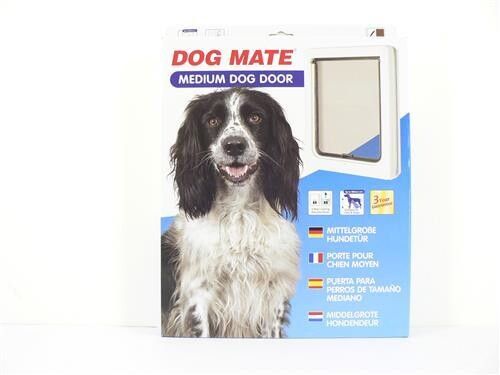 DOG DOOR MEDIUM WHITE