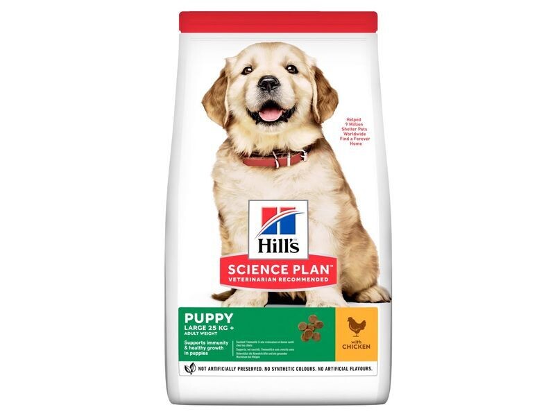 HILLS DOG 2.5KG PUPPY LARGE CHICKEN