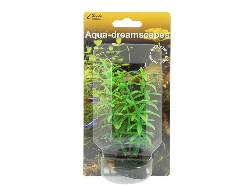 CHEEKO GREEN ANNACHARIS SM LEAF PLANT 4&quot; 10CM