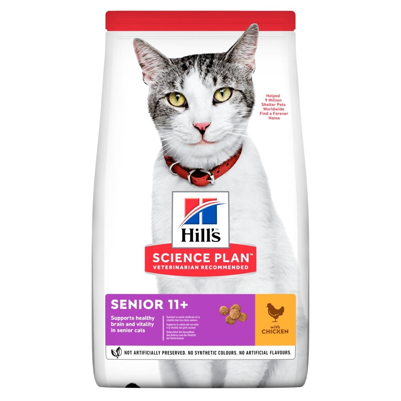 HILL&#39;S SCIENCE PLAN Senior 11+ Cat Food with Chicken