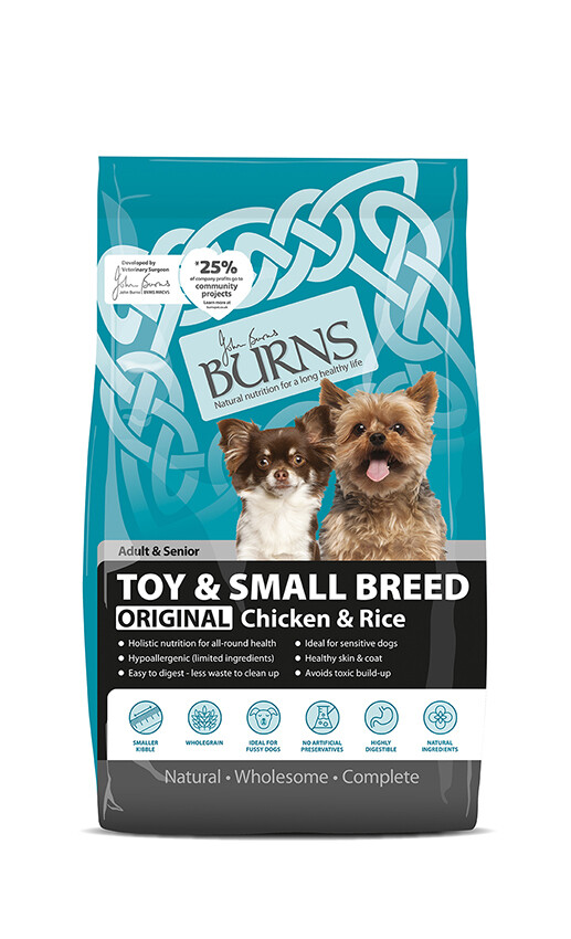 BURNS Toy &amp; Small Breed Chicken &amp; Rice, SIZE: 6KG