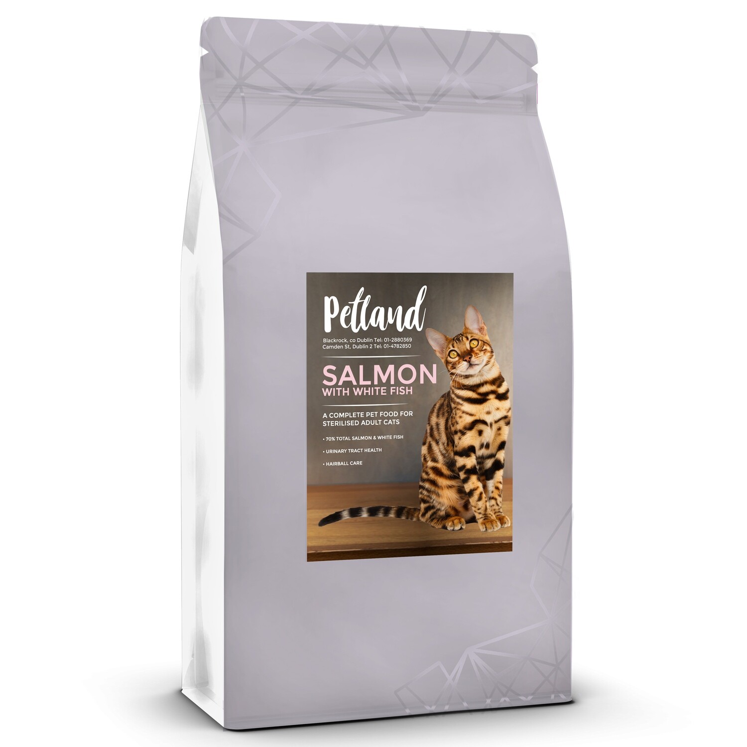 PETLAND SALMON /WHITE FISH STERILISED CAT 1.5kg