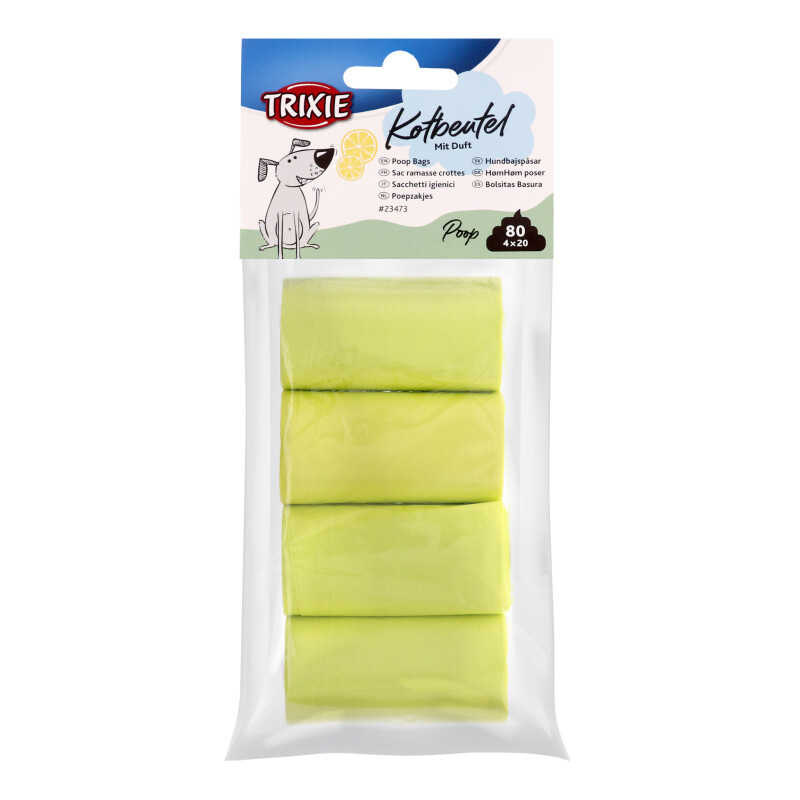 TRIXIE Dog Dirt Bags with Lemon Scent