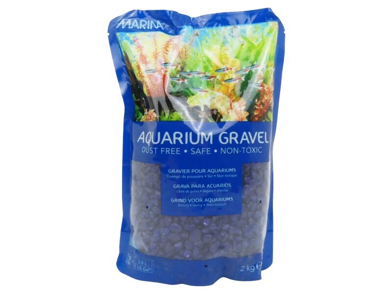 MARINA 2KG BLUE AQUARIUM GRAVEL
