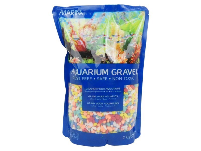 MARINA 2KG RAINBOW AQUARIUM GRAVEL