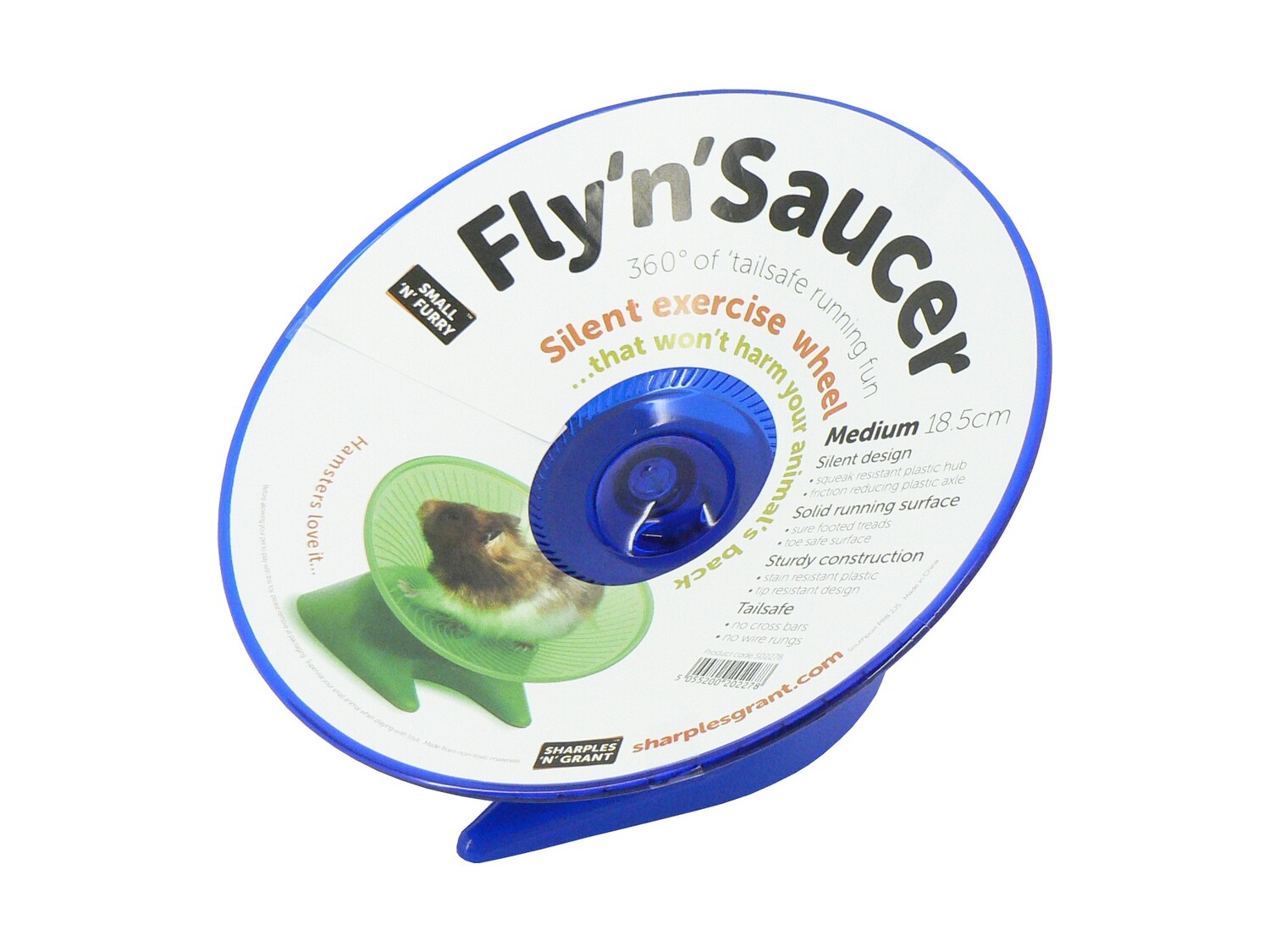 SMALL N FURRY FLYING SAUCER WHEEL 5&quot;, SIZE: 7&quot;
