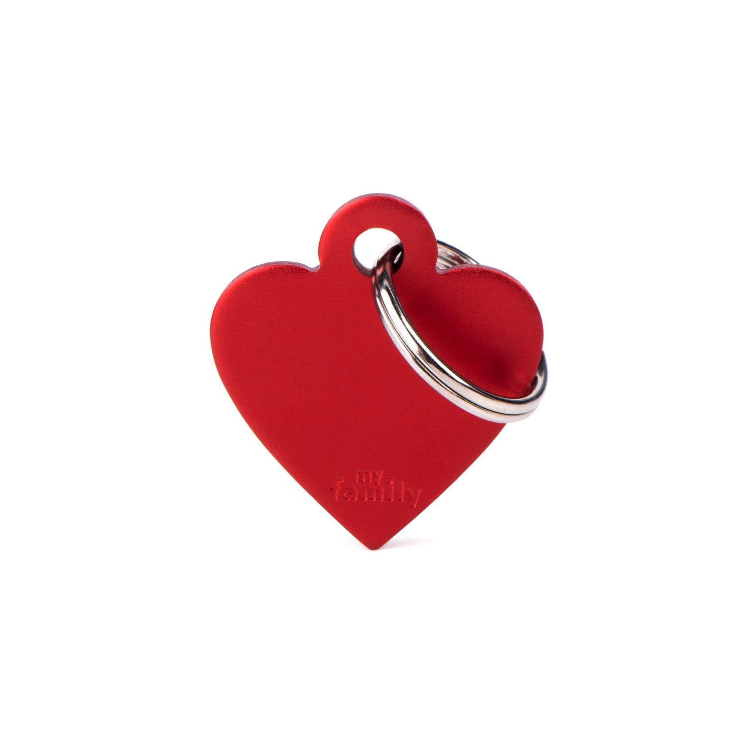BASIC ALUMINIUM HEART ( 4 LINES OF PRINT ), SIZE: MFB25 SMALL, DO YOU WANT ENGRAVING ?: YES