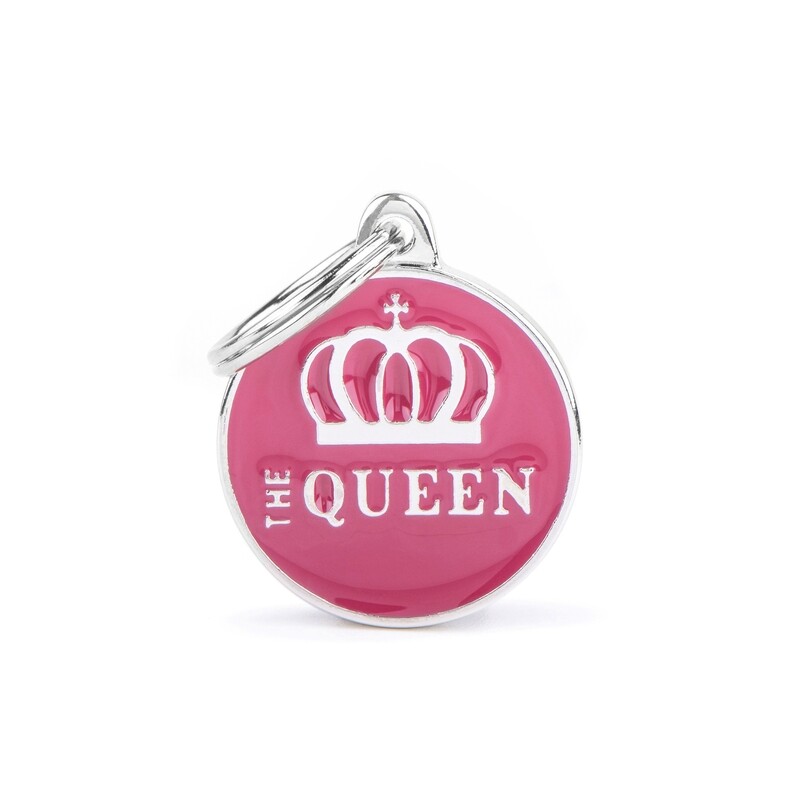 QUEEN DOG TAG ( ENGRAVING ON BACK  ONLY )