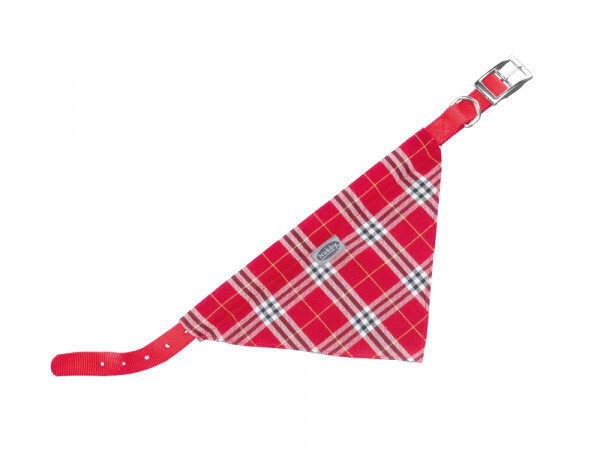 NOBBY BANDANA COLLAR 57 CM, COLOUR: RED