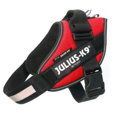 TRIXIE Julius-K9® Powerharness Baby 1-Mini 26-36CM, COLOUR: RED