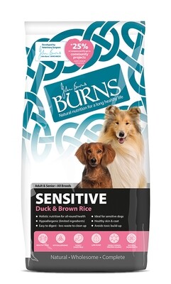 BURNS Sensitive Duck &amp; Brown Rice 12KG