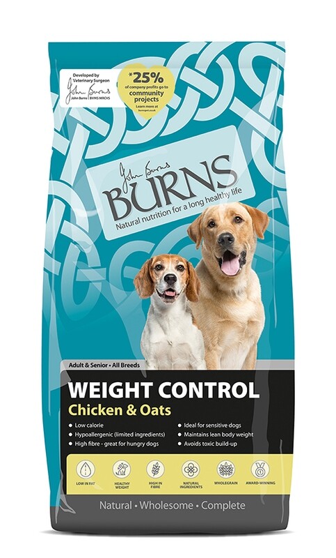 BURNS Weight Control Chicken &amp; Oats 12KG