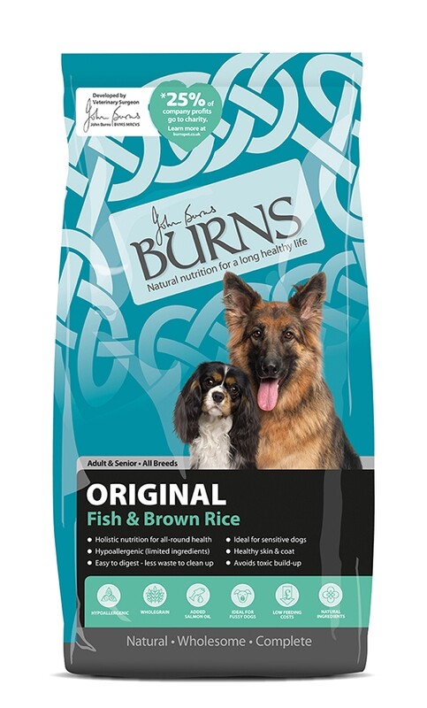 BURNS Original Fish &amp; Brown Rice 12kg