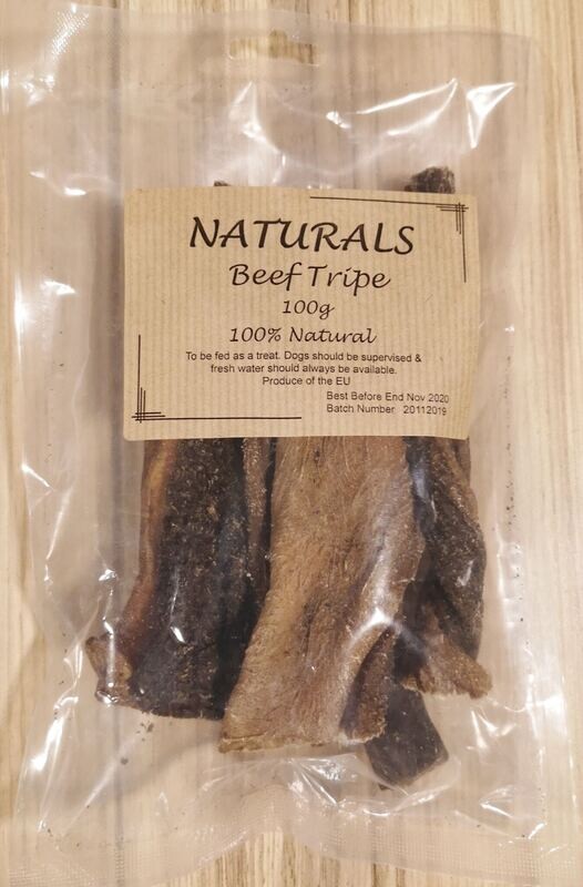 Naturals Dried BEEF Tripe 100g