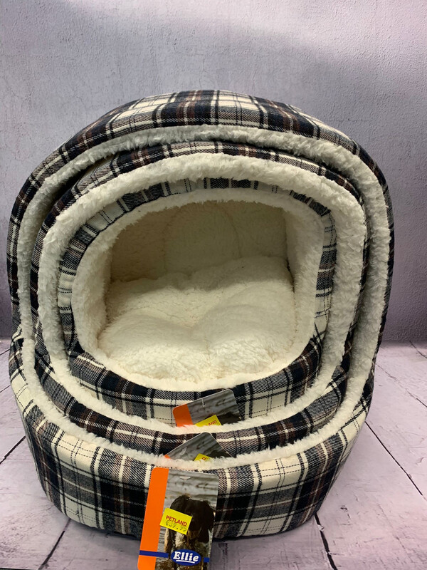 ELLIE HOODED CAT BED SM