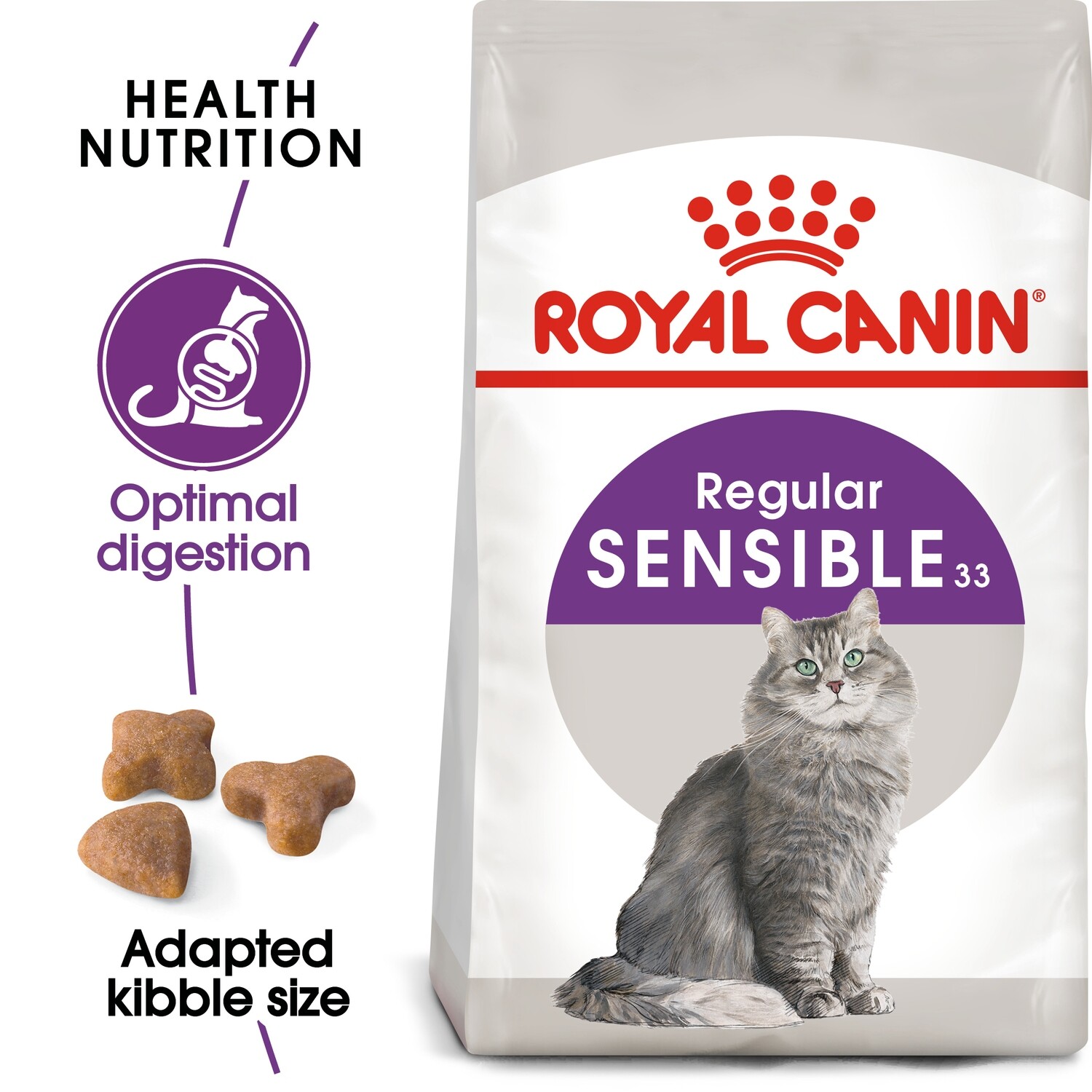 ROYAL CANIN Sensible 33 DRY CAT FOOD 2KG