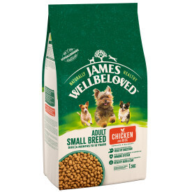 JAMES WELLBELOVED Dog Adult SmallBreed Chicken &amp; Rice 1.5kg