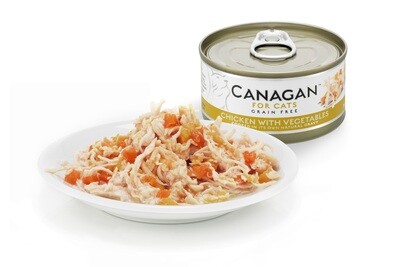 CANAGAN CHICKEN &amp; VEG WET CAT FOOD TIN