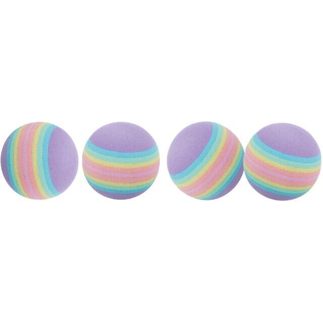 TRIXIE SET OF RAINBOW BALLS 4CM