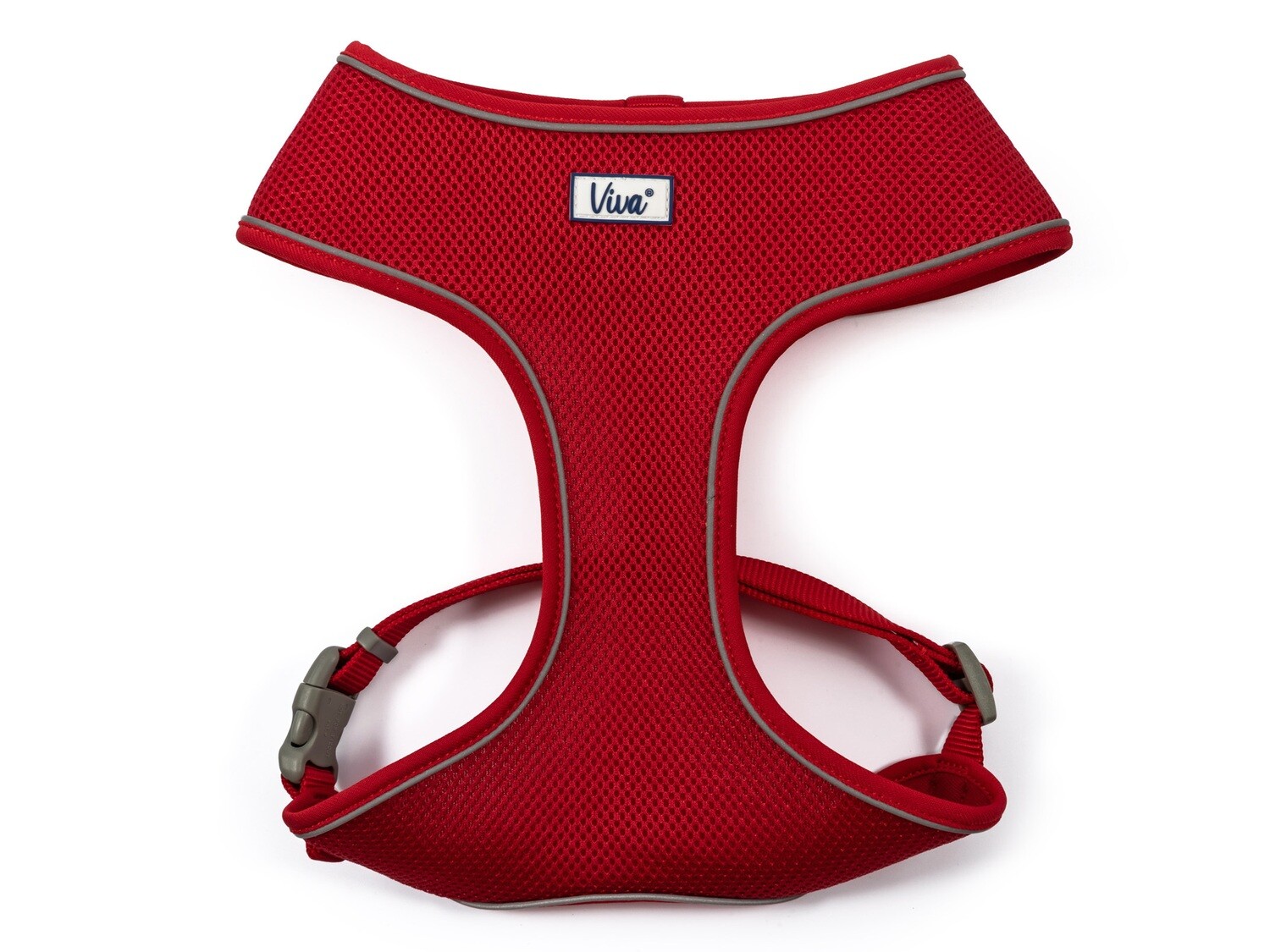 ANCOL VIVA COMFORT MESH DOG HARNESS MED, COLOUR: RED