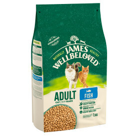 James Wellbeloved Adult Dry Cat Food Fish 1.5kg