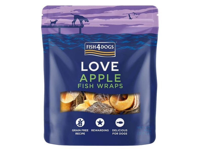 F4D LOVE APPLE FISH WRAPS 90G