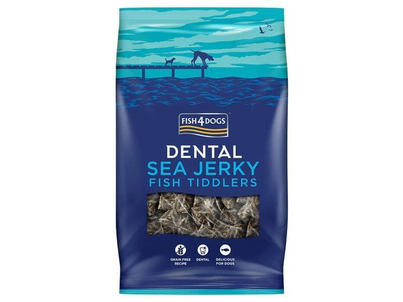 F4D DENTAL SEA JERKY FISH TIDDLER 115G