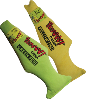 YEOWWW! GREEN FISH CATNIP