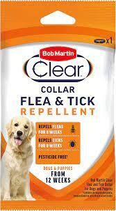 Bob Martin Clear Flea &amp; Tick Repellent Collar for Dogs